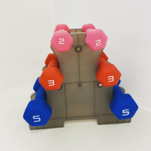 Load image into Gallery viewer, Neoprene Dumbbell Set with Stand