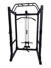 Load image into Gallery viewer, PC1 Power Rack with Lat Attachment Plates Loaded Commercial Grade