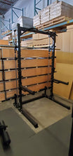 Load image into Gallery viewer, PC4 Half Rack Smith Machine with Olympic Bar and Plates Holder Commercial Grade
