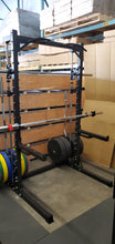 Load image into Gallery viewer, PC4 Half Rack Smith Machine with Olympic Bar and Plates Holder Commercial Grade
